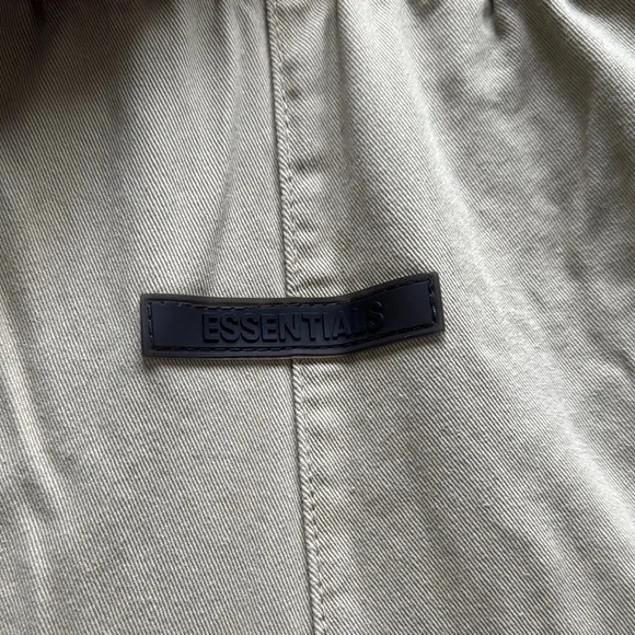 Essentials Fear of God Tan Cotton Twill Jogger Pants - Picture 2 of 6